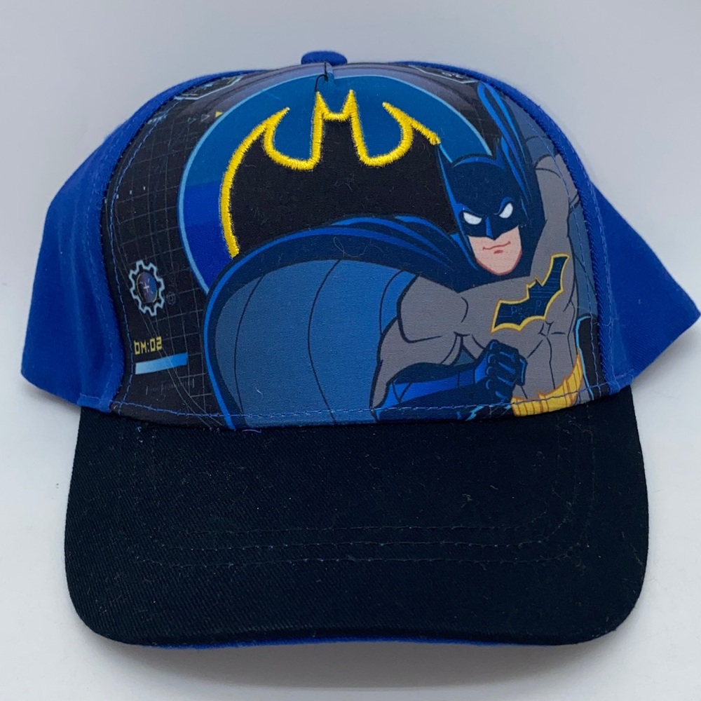 Batman Boys Baseball Cap SnapBack Hat Size 4-6X